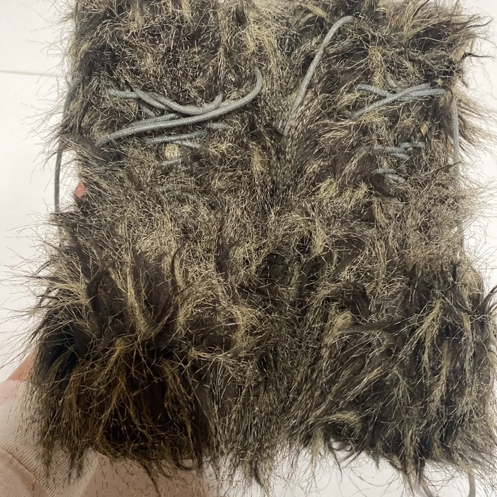 Rare Limited Edition Lita - Shag Jeffrey Campbell Faux Fur Booties in Ta… - Picture 14 of 17